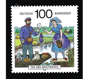 day of the stamp  - Germany / Federal Republic of Germany 1991 - 100 Pfennig