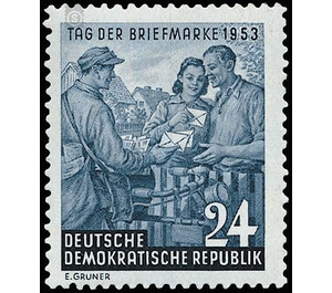 day of the stamp - Germany / German Democratic Republic 1953 - 24 Pfennig