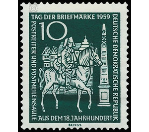 day of the stamp - Germany / German Democratic Republic 1959 - 10 Pfennig