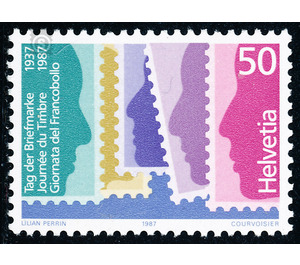 day of the stamp  - Switzerland 1987 - 50 Rappen