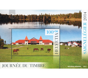 day of the stamp  - Switzerland 2014 Rappen