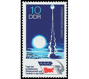Days of Soviet science and technology in the GDR  - Germany / German Democratic Republic 1973 - 10 Pfennig