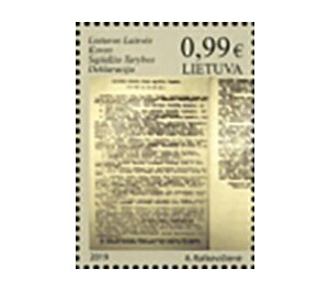 Declaration of 1949 - Lithuania 2019 - 0.99