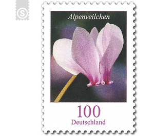 Definitive Series "Flowers" - Cyclamen  - Germany / Federal Republic of Germany 2018 - 100 Euro Cent