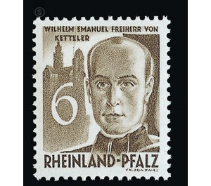 Definitive series: Personalities and views from Rhineland-Palatinate  - Germany / Western occupation zones / Rheinland-Pfalz 1948 - 6 Pfennig