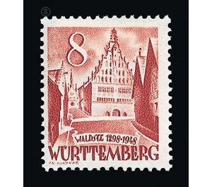 Definitive series: Personalities and views from Württemberg-Hohenzollern  - Germany / Western occupation zones / Württemberg-Hohenzollern 1949 - 8 Pfennig