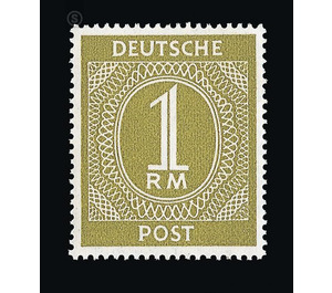 Definitive stamp series Allied cast - joint edition  - Germany / Western occupation zones / American zone 1946 - 100 Pfennig