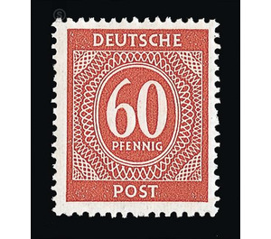 Definitive stamp series Allied cast - joint edition  - Germany / Western occupation zones / American zone 1946 - 60 Pfennig