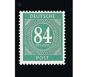 Definitive stamp series Allied cast - joint edition  - Germany / Western occupation zones / American zone 1946 - 84 Pfennig