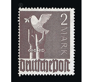 Definitive stamp series Allied cast - joint edition  - Germany / Western occupation zones / American zone 1947 - 200 Pfennig
