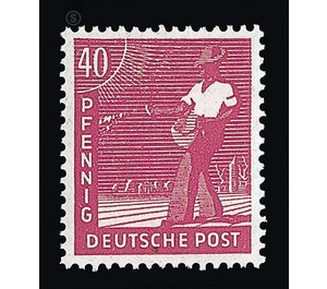 Definitive stamp series Allied cast - joint edition  - Germany / Western occupation zones / American zone 1947 - 40 Pfennig