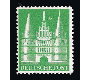 Definitive stamp series: Buildings, 1948 (Bizone)  - Germany / Western occupation zones / American zone 1948 - 100 Pfennig