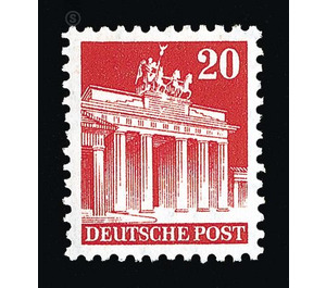 Definitive stamp series: Buildings, 1948 (Bizone)  - Germany / Western occupation zones / American zone 1948 - 20 Pfennig