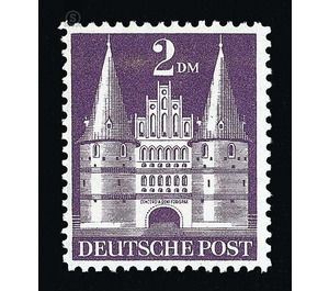 Definitive stamp series: Buildings, 1948 (Bizone)  - Germany / Western occupation zones / American zone 1948 - 200 Pfennig