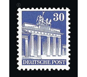 Definitive stamp series: Buildings, 1948 (Bizone)  - Germany / Western occupation zones / American zone 1948 - 30 Pfennig