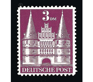 Definitive stamp series: Buildings, 1948 (Bizone)  - Germany / Western occupation zones / American zone 1948 - 300 Pfennig