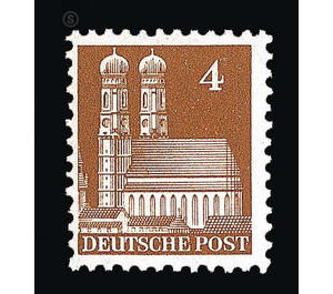 Definitive stamp series: Buildings, 1948 (Bizone)  - Germany / Western occupation zones / American zone 1948 - 4 Pfennig