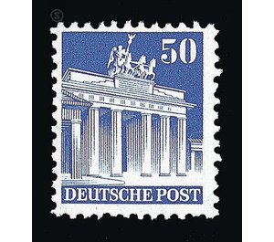 Definitive stamp series: Buildings, 1948 (Bizone)  - Germany / Western occupation zones / American zone 1948 - 50 Pfennig