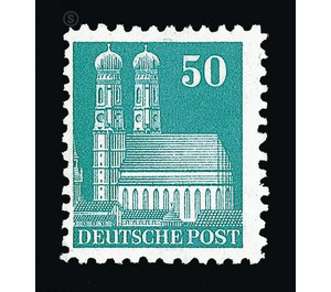 Definitive stamp series: Buildings, 1948 (Bizone)  - Germany / Western occupation zones / American zone 1948 - 50 Pfennig