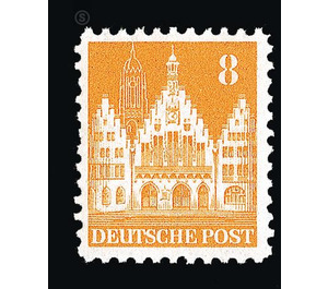 Definitive stamp series: Buildings, 1948 (Bizone)  - Germany / Western occupation zones / American zone 1948 - 8 Pfennig