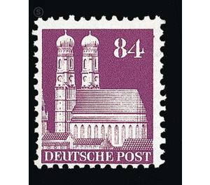 Definitive stamp series: Buildings, 1948 (Bizone)  - Germany / Western occupation zones / American zone 1948 - 84 Pfennig