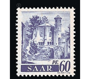 Definitive stamp series Saar - Germany / Saarland 1947 - 60 Pfennig