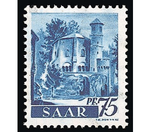 Definitive stamp series Saar - Germany / Saarland 1947 - 75 Pfennig