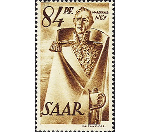 Definitive stamp series Saar - Germany / Saarland 1947 - 84 Pfennig