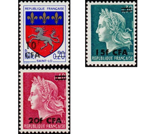 Definitives - Coat of Arms,Marianne, Ceres etc - East Africa / Reunion 1969 Set