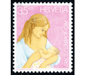 Development of the child  - Switzerland 1987 - 35 Rappen