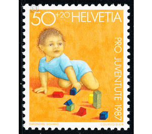 Development of the child  - Switzerland 1987 - 50 Rappen