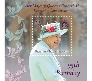 Devoted to your Service : Queen Elizabeth II - Caribbean / British Virgin Islands 2021