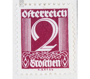 digits  - Austria / I. Republic of Austria 1925 - 2 Groschen