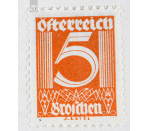 digits  - Austria / I. Republic of Austria 1925 - 5 Groschen