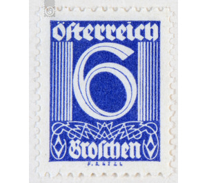 digits  - Austria / I. Republic of Austria 1925 - 6 Groschen