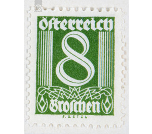 digits  - Austria / I. Republic of Austria 1925 - 8 Groschen