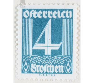 digits  - Austria / I. Republic of Austria 1927 - 4 Groschen