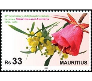 Diplomatic Relations with Australia, Fiftieth Anniversary - East Africa / Mauritius 2020