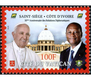 Diplomatic Relations with Vatican City, Fiftieth Anniversary - West Africa / Ivory Coast 2020