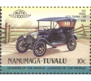 Dodge 4 Cyl Touring Car 1915 - Polynesia / Tuvalu, Nanumaga 1984