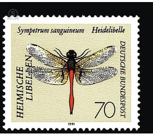 Domestic dragonflies  - Germany / Federal Republic of Germany 1991 - 70 Pfennig