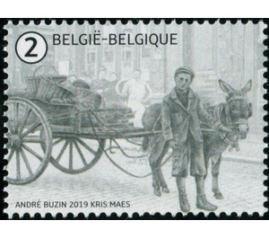 Donkey Pulling Coach - Belgium 2019 - 2