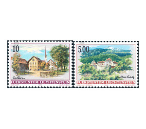 Dorfansichten  - Liechtenstein 1996 Set