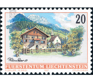 Dorfansichten  - Liechtenstein 1997 - 20 Rappen