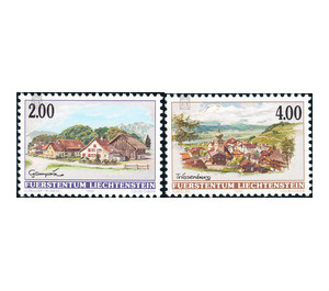 Dorfansichten  - Liechtenstein 1998 Set