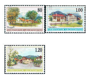 Dorfansichten  - Liechtenstein 1999 Set