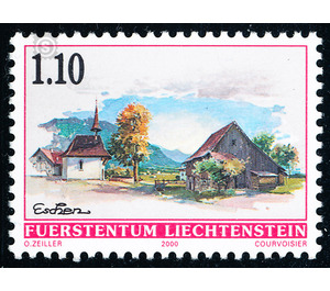 Dorfansichten  - Liechtenstein 2000 - 110 Rappen