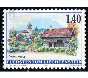 Dorfansichten  - Liechtenstein 2000 - 140 Rappen