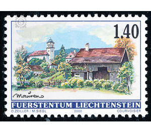 Dorfansichten  - Liechtenstein 2000 - 140 Rappen