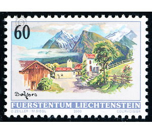 Dorfansichten  - Liechtenstein 2000 - 60 Rappen